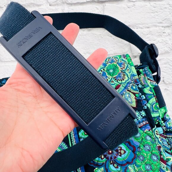 Vera Bradley Blue Rhapsody Messenger Bag With Adjustable Strap Multiple Pockets - Picture 11 of 11